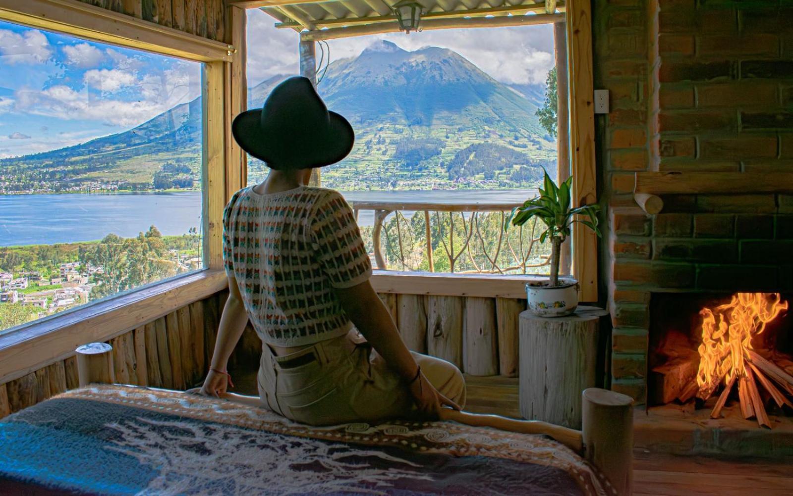 Cabanas Y Glampings Balcon Del Lago Otavalo Εξωτερικό φωτογραφία